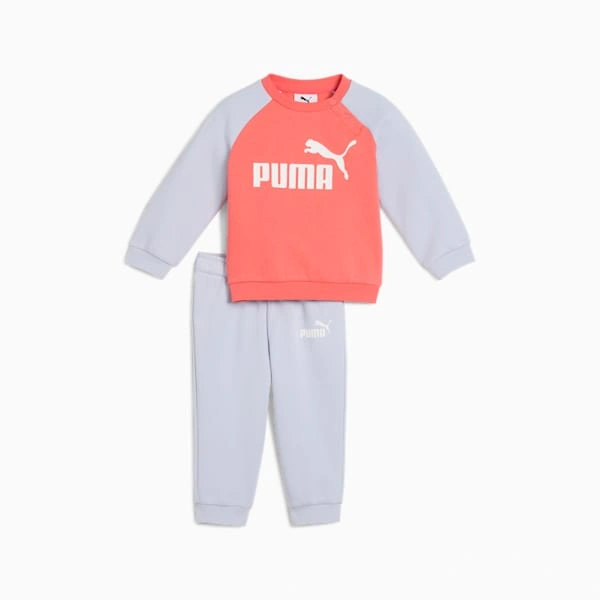 Conjunto Puma Minicats esencial para bebés: ¡raglán y pantalones! ¡Comodidad y estilo para los pequeños aventureros!